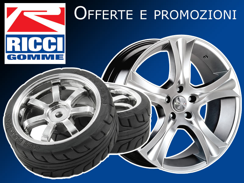 Offerte pneumatici cerchi in lega auto moto